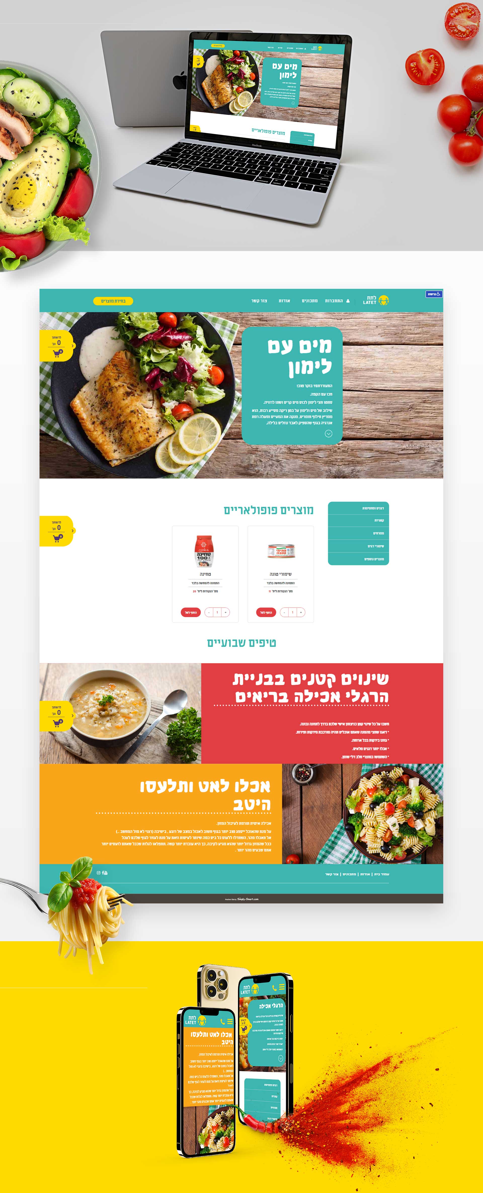 בניית אתר אינטרנט עבור לתת