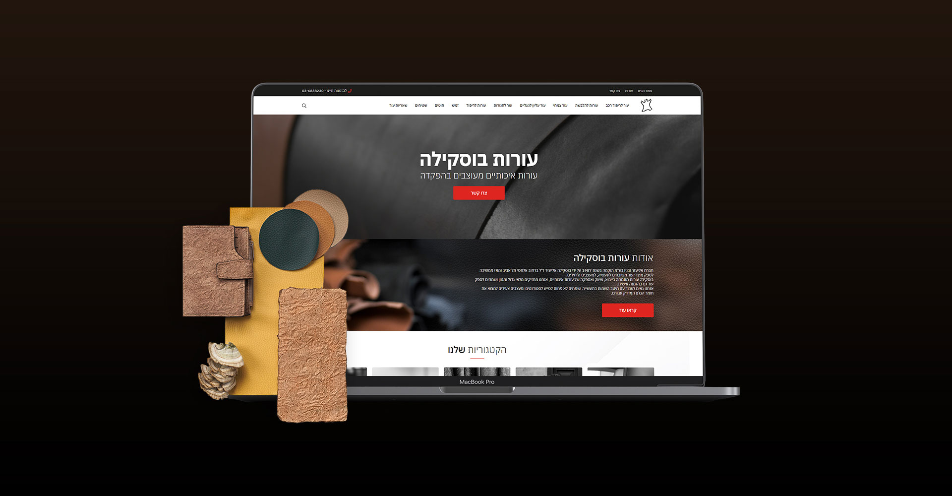בניית אתר אינטרנט עבור עורות בוסקילה