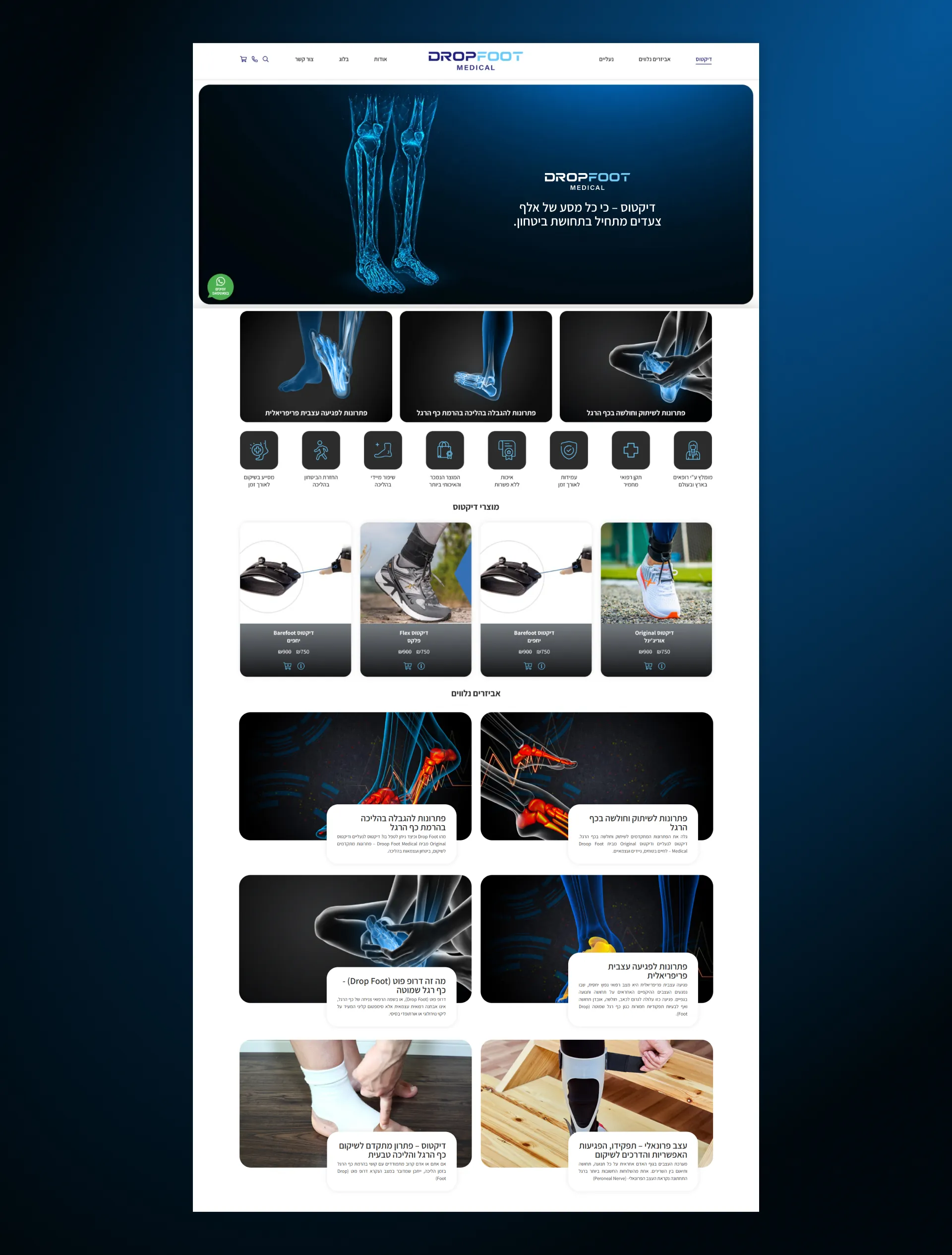 הקמת אתר לחברת דרופפוט